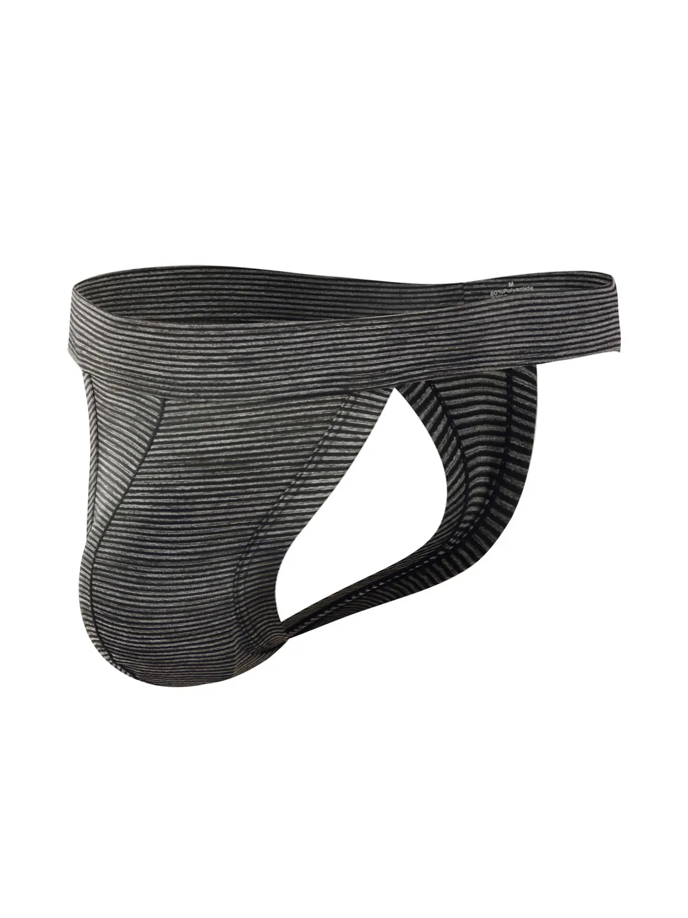 Men's Solid Color Thong Underwear, Breathable Comfort Fit Mesh Design, Outdoor Fitness & Indoor Wear, All Seasons, Casual Breathable Underwear