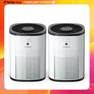 CHIVALZ Portable HEPA Air Purifier for Bedroom, 360° Air Intake System, Sleep Mode, 3-in-1 Filtration, 22dB Silent Operation, Blue Night Light, Home Air Purifiers for Pets Allergies, Virus, Dust