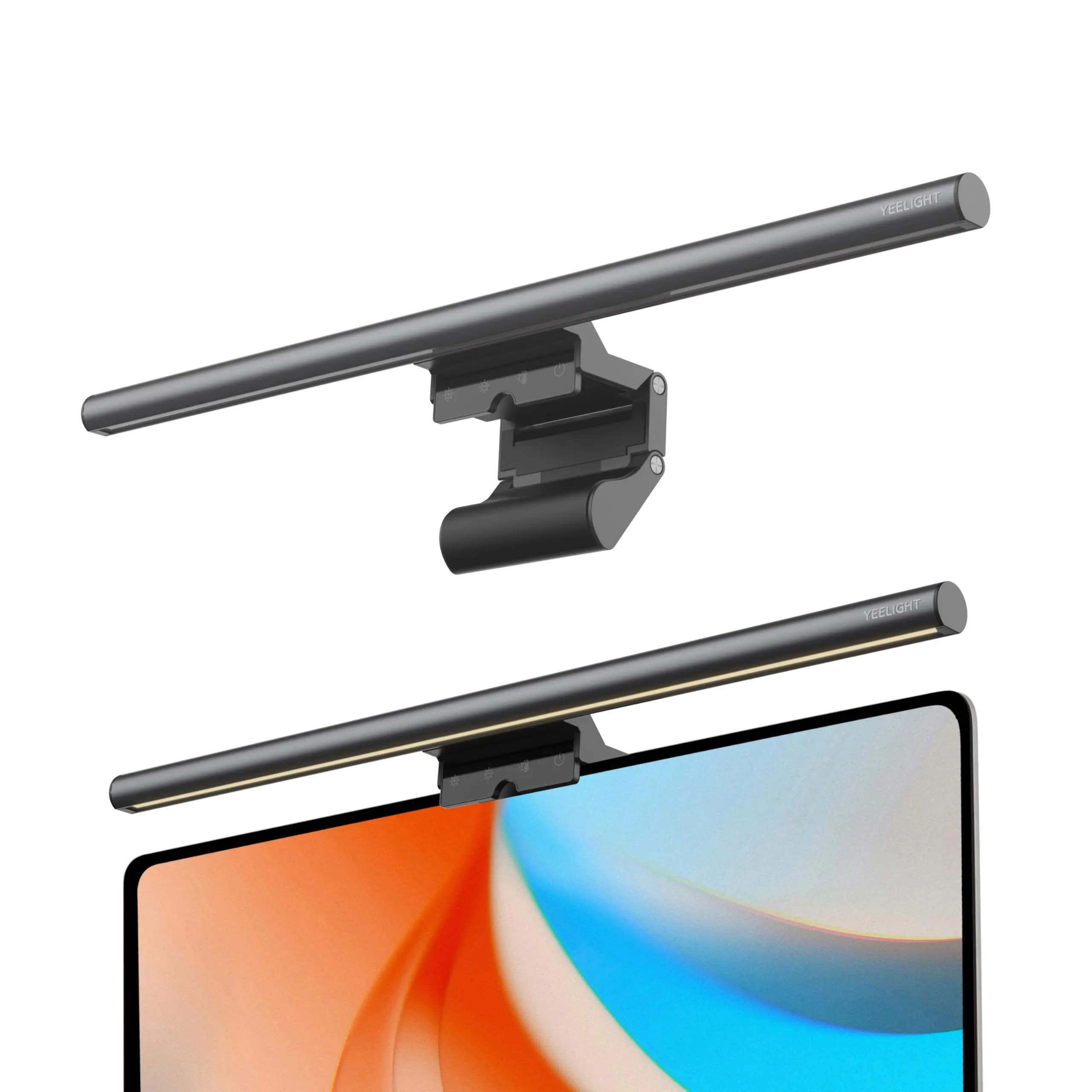 YEELIGHT Monitor Light Bar - Dimmable Desk Light, 250LM No-Glare Eye-Care LED Screen Lamp, Touch Control, USB-Powered, Stepless Dimming, Adjustable Color Temperature for Desktop, PC Accessories, PC Gaming Setup, Home Office