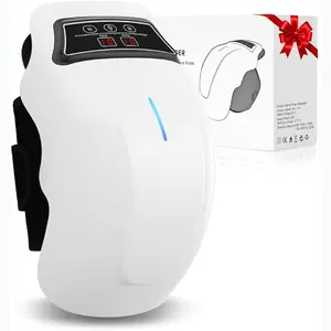 Portable Knee Massager with Heat Wireless Knee Warmer Wrap for Post-Exercise Relax Daily Comfort 9 Levels Setting Ideal Gift for Parents Seniors Cordless Infrared Vibration Therapy