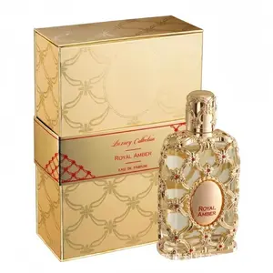 Woody Spicy Amber Eau De Parfum Spray 2.7 oz 80 ml Long Lasting Warm Scent Hair Perfume Fragrance Unisex for Women and Men Luxury Collection