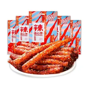 TXDYNLLK Latiao Spicy Strips 5 Packs Latiao Spicy Gluten Classic Chinese Special Snack Food, Vegan, , , 68g/2.39 Ounces per Pack (Pack of 5)