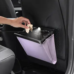 Foldable Automotive Seat Back Trash Bag, Multifunctional Car Seat Back Storage Hanging Bag, Car Interior Accessories for Car Stowing & Tidying, Car Accessory