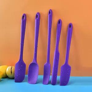 Silicone Spatula Set, Heat Resistant Non-stick Spatula, Kitchen Utensils for Cooking, Baking and Mixing, Bakeware, Baking Utensils Supplies, Kitchenware, Baking Tools