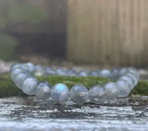 6mm A+ Labradorite Beaded bracelet