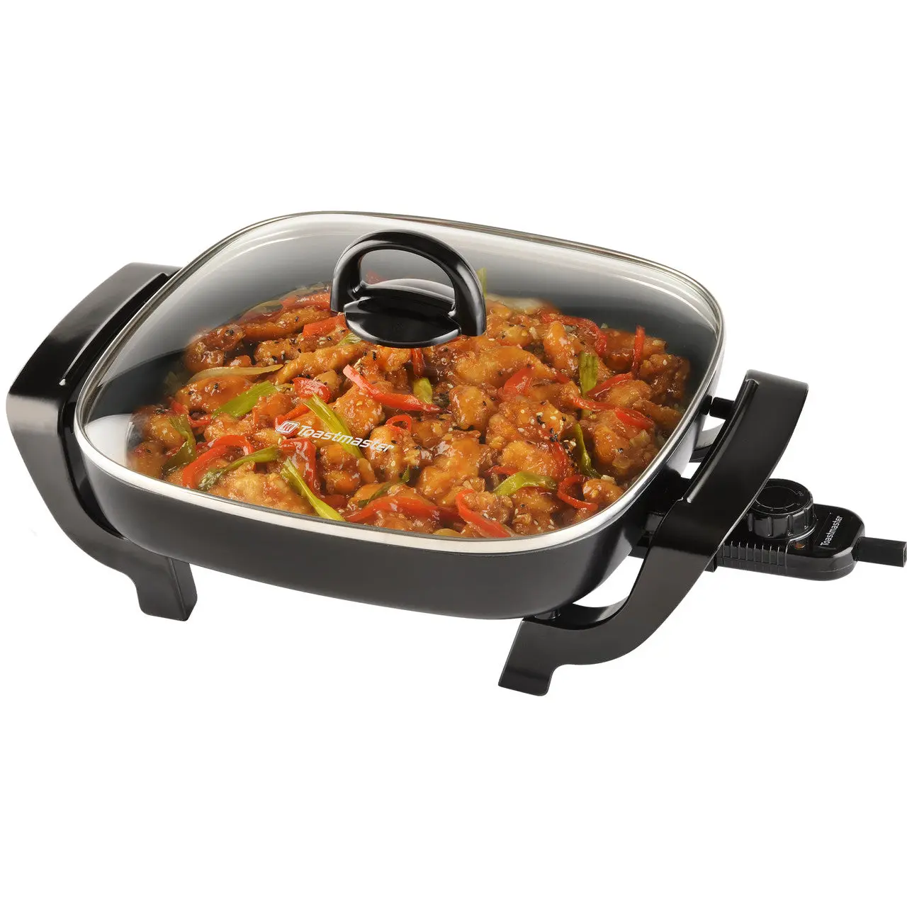 Toastmaster 12" Nonstick Electric Skillet, Household Kitchen Specialty Cooker