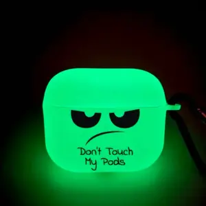 Glowing in the Dark AirPod Case - Don't Touch My Pods Design