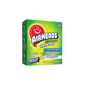 6x Airheads Xtremes Candy - Chewy Sweet Treat Singles To Go 0.8oz