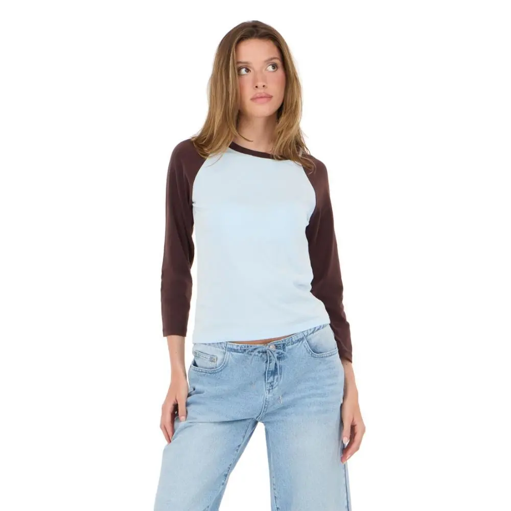 Forever 21 raglan 3/4 sleeve with screens