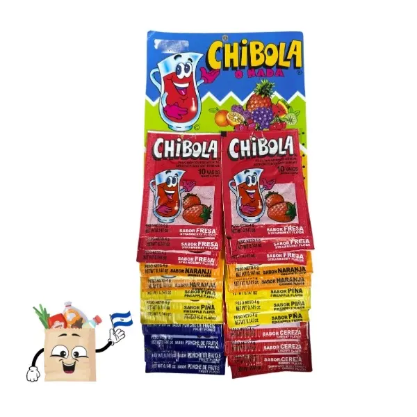 Chibola o nada - artificial flavor drink mix 24 unidades