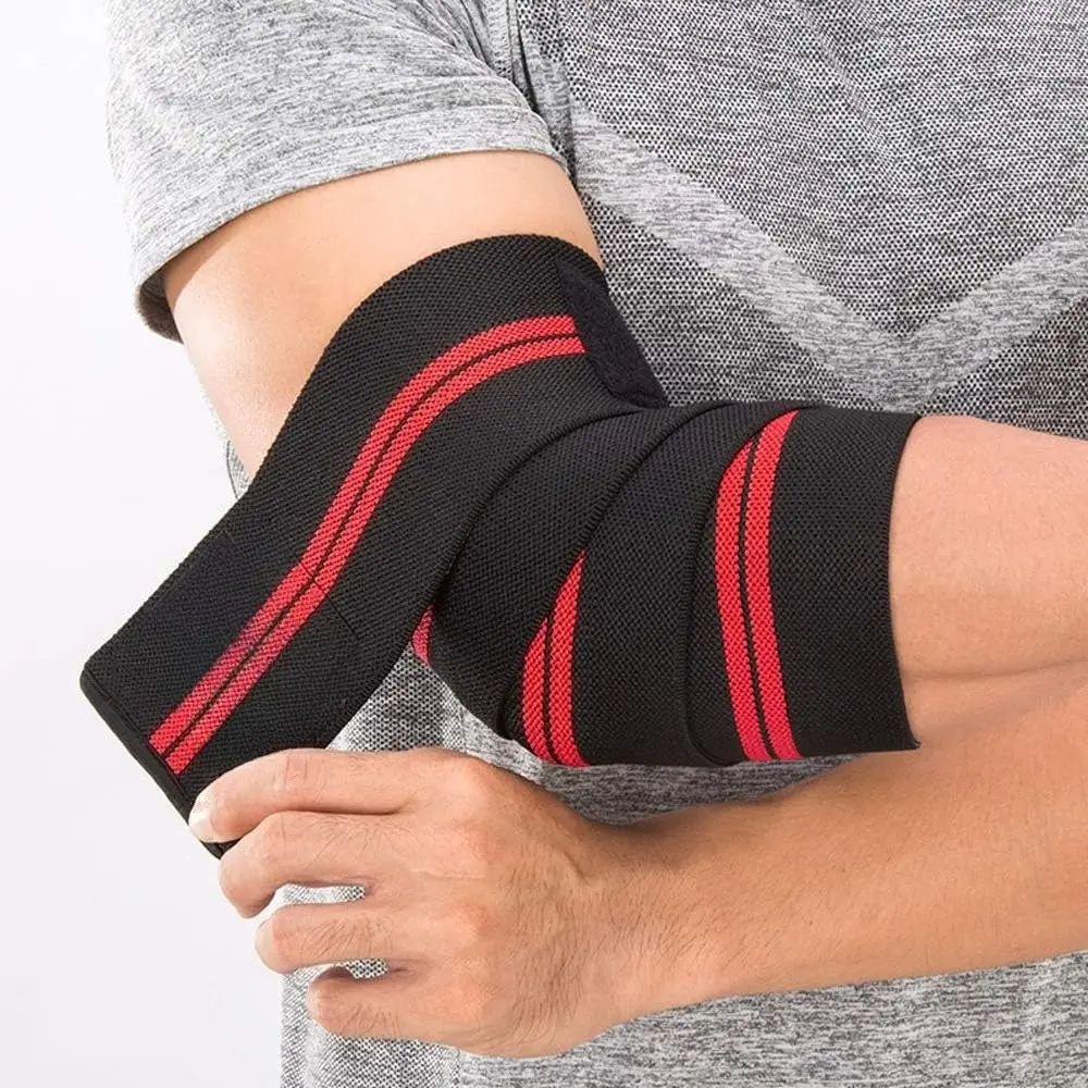 1pc Adjustable Elbow Support Brace, Elbow Guard, Non-Slip Breathable Elbow Compression Sleeve (Unisex), for Home Workout, Gym, Weightlifting and Elbow Protection