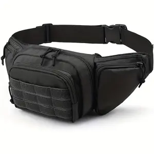 1 Piece Classic Tactical Concealed Carry Waist Bag - Durable Oxford Fabric, Gun Holster, Magazine Pouch, Zipper Closure, User-Friendly Design, Black tiktokshopspringglowup summervibes