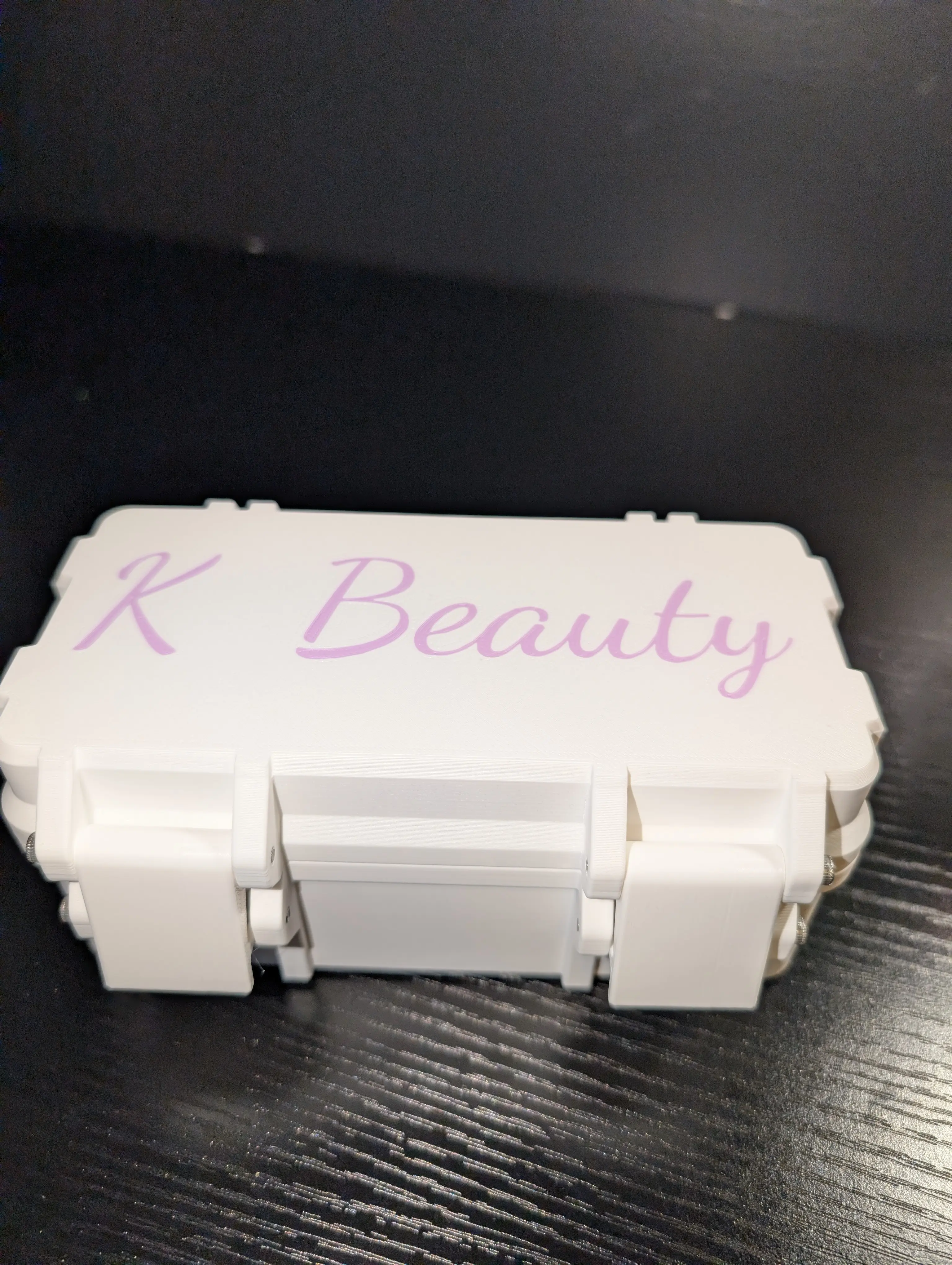 Pink Korean Gluta Vial Organiser Container, Lightweight 3D Print Travel-Friendly Beauty & Personal Care Makeup Tool, Containers, Home Supplies
