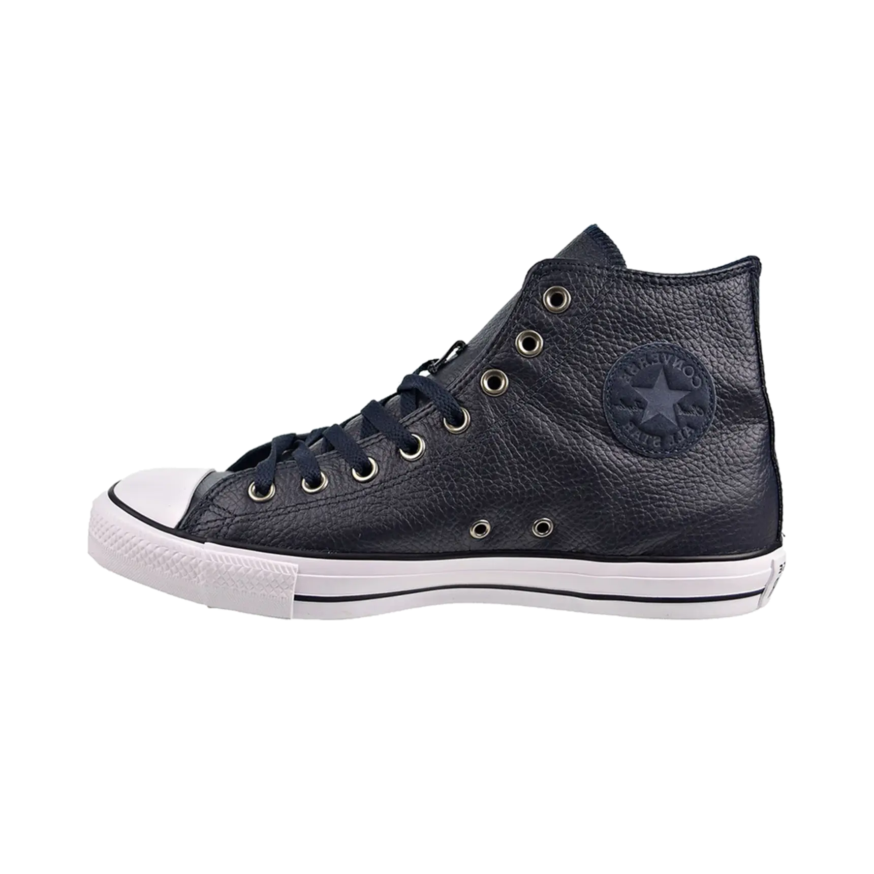 Chuck Taylor All Star Hi "Leather - Dark Obsidian Blue/White/Black" 165189C