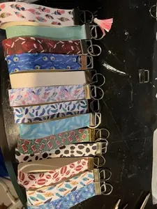 faux leather keychain fobs