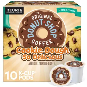 The Original Donut ShopCookie Dough So Delicious Coffee - Keurig K-Cup Pods - Flavored Coffee -  Coffee Pods