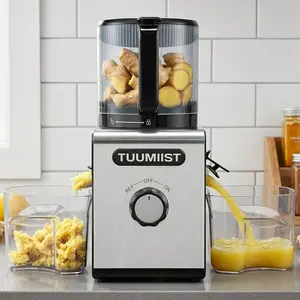 TUUMIIST Masticating Juicers,Cold Press Juicer Machines – 6.5'' Large Feed Chute for Whole Fruits & Vegetables, High Juice Yield, Easy To Clean,SummerVibes