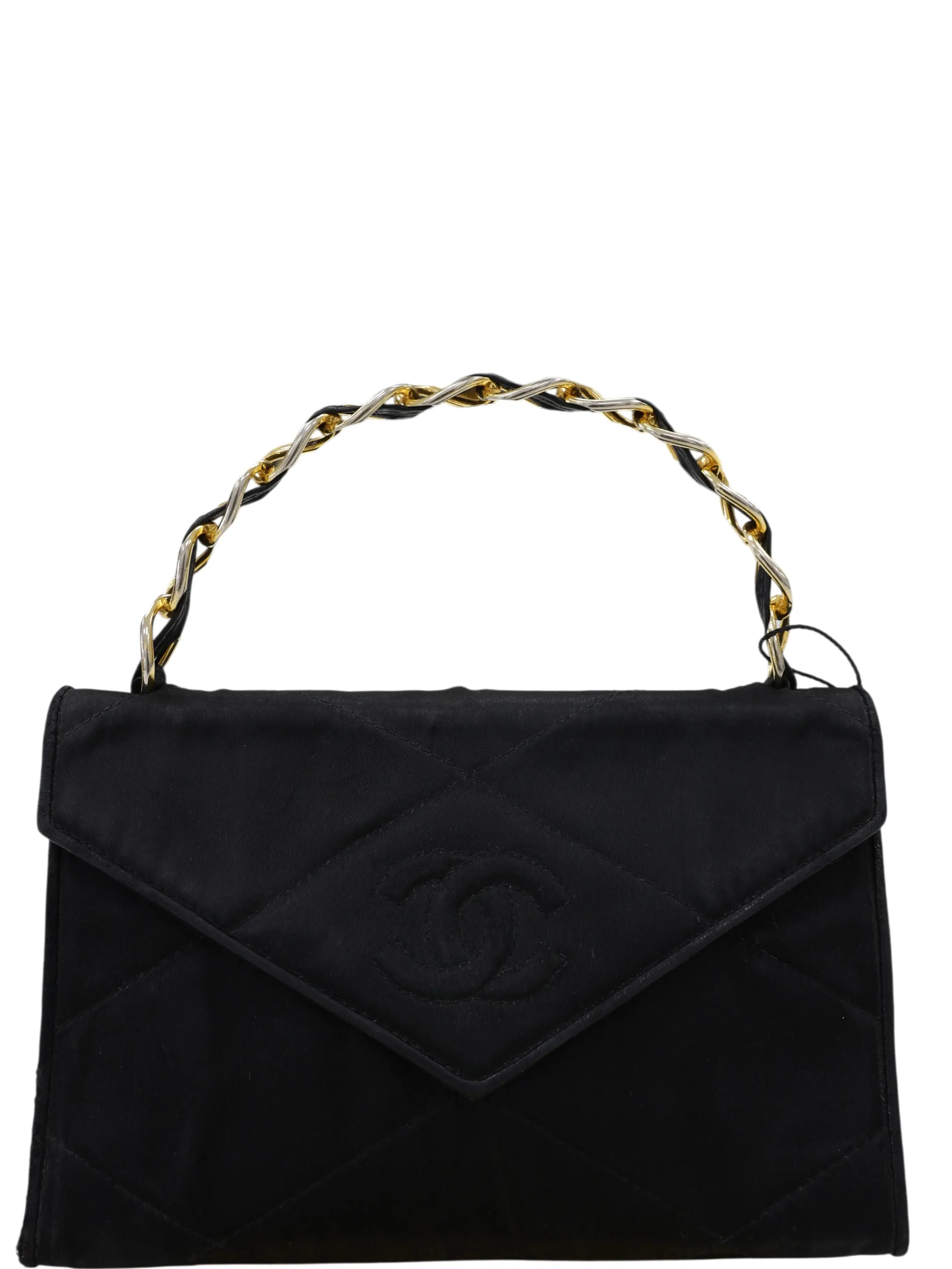 Pre-owned CHANEL SANTI FABRIC Clutches & Wristlets TIMELESS VINTAGE HANDBAG