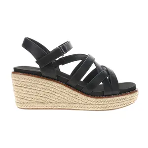 Corkys Womens All Nighter Espadrille  Casual Sandals Casual Mid Heel 2-3" - Black