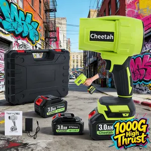 Cheetah Turbo Jet Blower 1000G Dry Car Fast Blow Snow Leaf Pure Copper Motor 680W Cordless Battery Power Tool for Christmas Birthday Father's Day