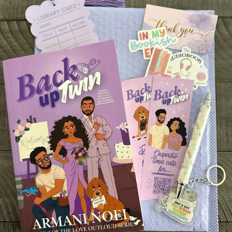 Backup Twin signed copies- fake dating ex’s twin brother spicy romantic comedy book