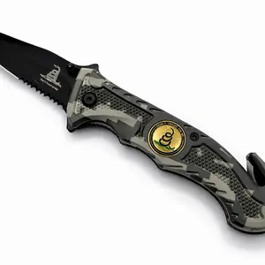 DTOM Folding Utility Knife | Outdoor & hunting Tool | Camo