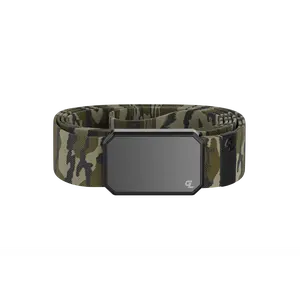 Groove Belt – Stretch Hunting Belt for Men, Rugged Outdoor Use – Gun Metal / Mossy Oak Bottomland