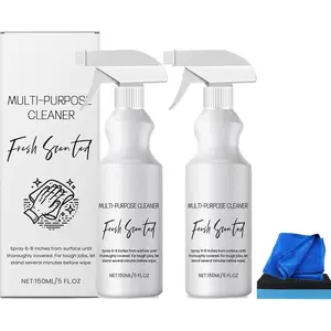 2 multi-purpose cleaners, Brazilian Wave multi-purpose cleaner, luxurious fragrance, all-purpose rinse-free cleaning spray, multi-purpose bathroom foam cleaner