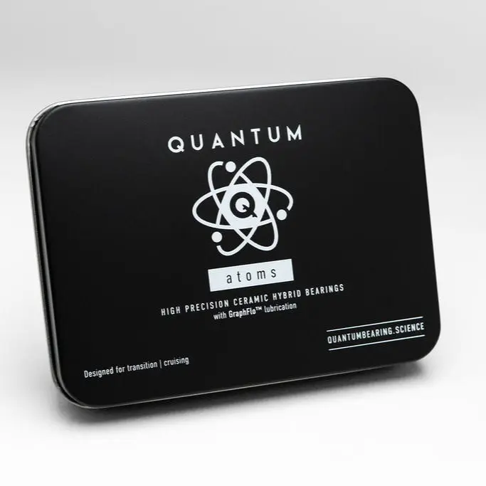 Quantum Atom Ceramic Hybrid Series Bearings. Graphflo High Precision Carbon Steel Inner Outer Rings. Enhanced Frictional Thermal Shock Impact Resistance