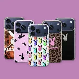 Funny Y2K Playboy Holiday Easter Bunny Leopard Print Collection Tough Phone Case - Perfect Cover Gift Idea For Fans Shockproof & Stylish for iPhone 17, 16, 15, 14, 13, 12, 11
