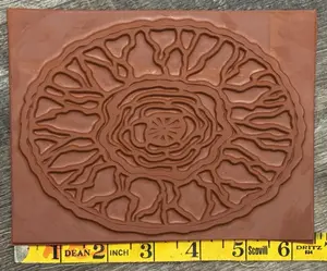 Electric Flower Oval 6"