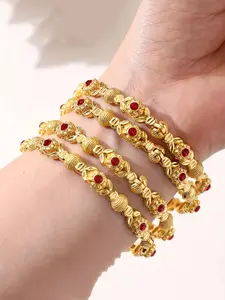 Elegant Women's Fashion Bracelet, Luxury Bridal Open Bangle, Casual Style for All Seasons, No Choking Hazard, Jewelry Bracelet