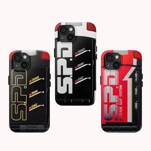 Power Rangers S.P.D Judgment Tough Phone Case Cool Retro Superhero Design for iPhone 17 16 15 14 13 12 Pro Max | Funny Gift for Power Rangers Fans & Lovers