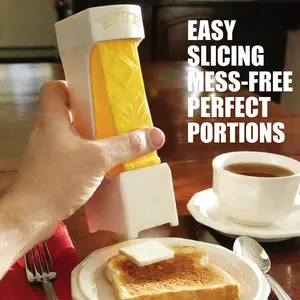 Butter Cutter One Click Stick Slicer with Stainless Steel Blade for Quick Bread Cake Breakfast Utensils Kitchenware Home Plastic Cutting