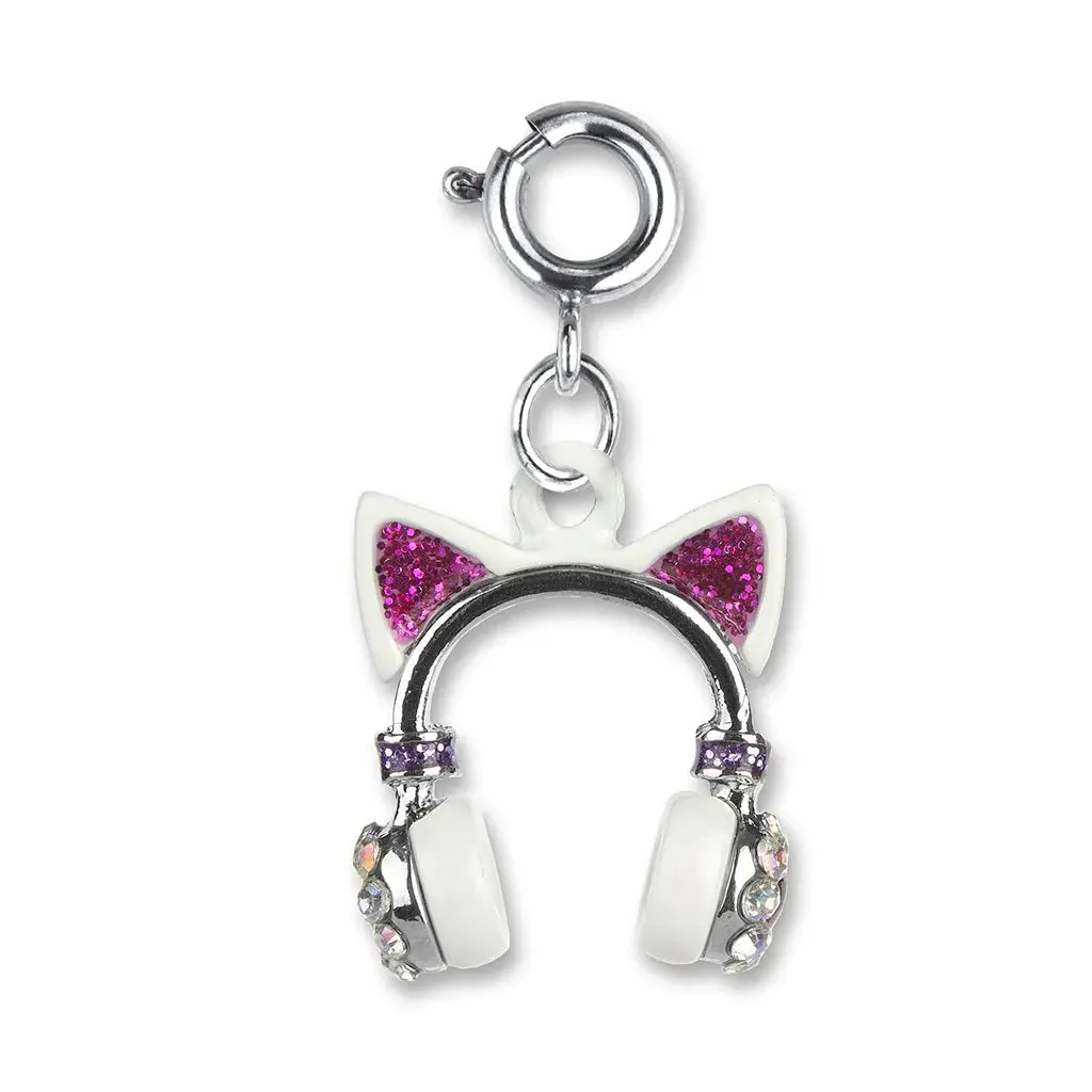 Charm It!- Kitty Ears Headphones Charm
