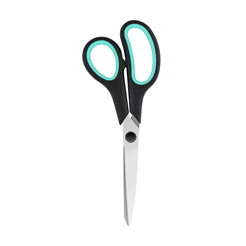 Home Scissors Stainless Steel Office Scissors 8.5 Inch Multifunctional Handmade Scissors Rubber Plastic Scissors Cutting Supplies