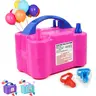 Electric Air Balloon Pump, Portable Dual Nozzle Balloon Inflator, 110V 600W Balloon Blower for Birthday Party, Wedding, Baby Shower & Party Decorations, Hot Pink