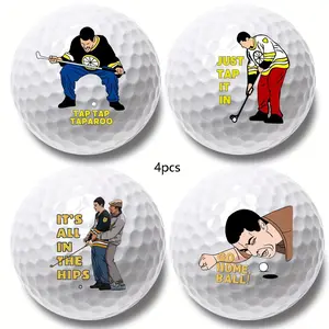 4-Pack Golf Balls Gift Set, Golf Accessories, Ideal Training Aid & Fun Gift for Men, Perfect for Father's Day & Valentine's Day