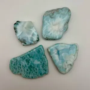 Polished Larimar Slice