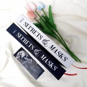 Secrets & Masks Hardcover Book Set Vol I & II Aesthetic Romance Fantasy Series Perfect for Book Lovers