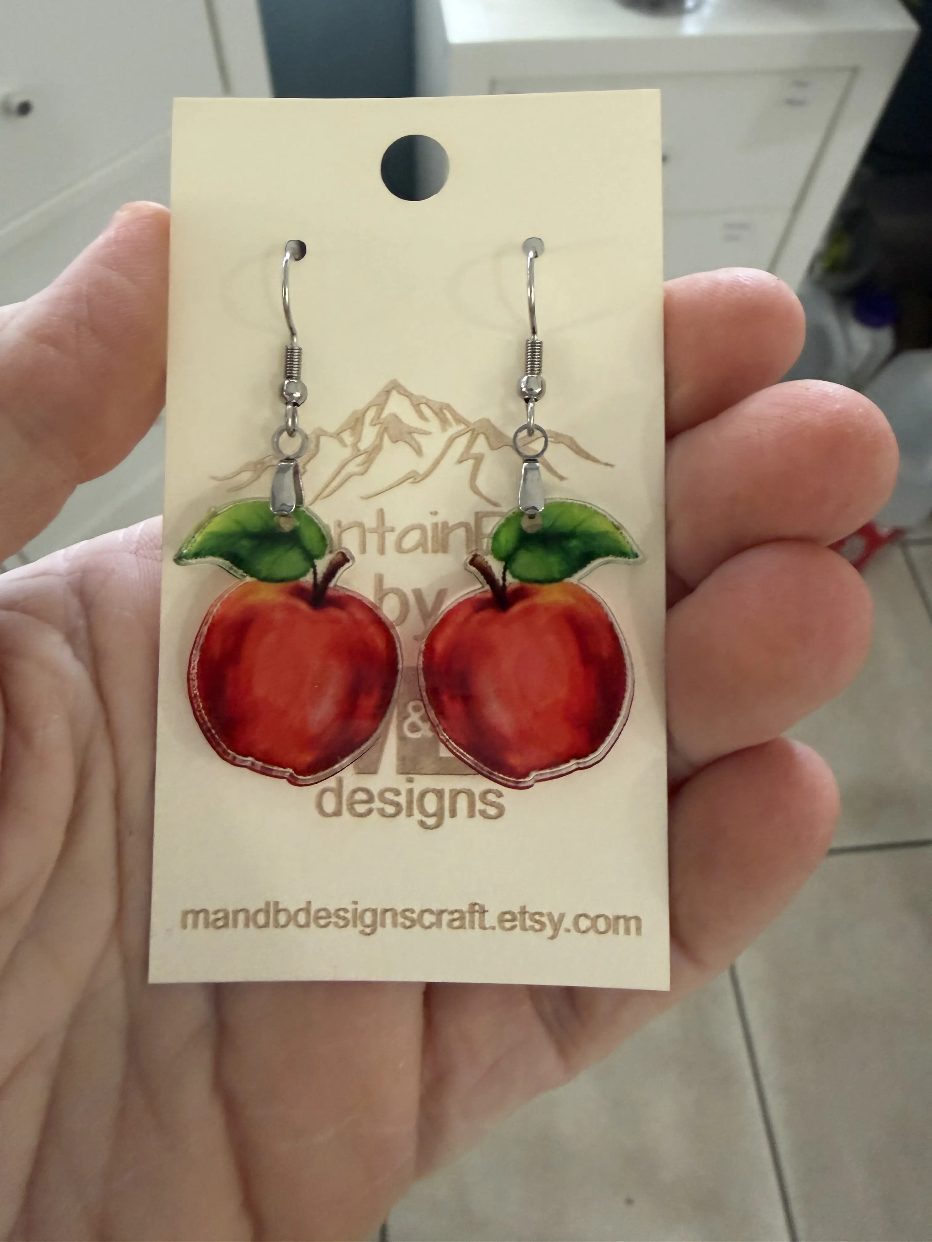 Apple earrings Apple earrings
