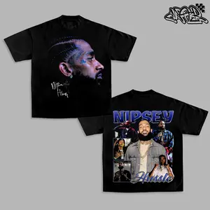 Nipsey Hussle Full Album Shirt, Nipsey Rapper Unisex Graphic Crewneck Cotton Music Concert Shirt Perfect Gift for Men and Women Summer Wear