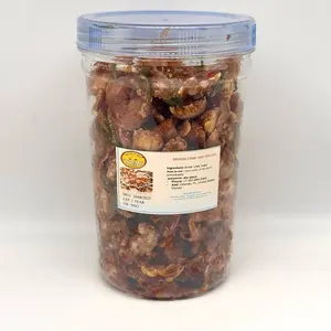 Vietnamese Dried Crab With Lime Leaves 1lb- Ghẹ sữa Rim Lá Chanh 500g/hủ