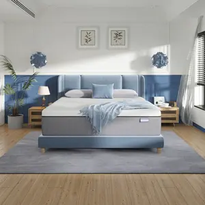 FANSACE 10" Queen Cooling Memory Foam Mattress – Plush Pillow Top, Breathable Hybrid Design & Back Pain Relief Memory Foam Mattress Set