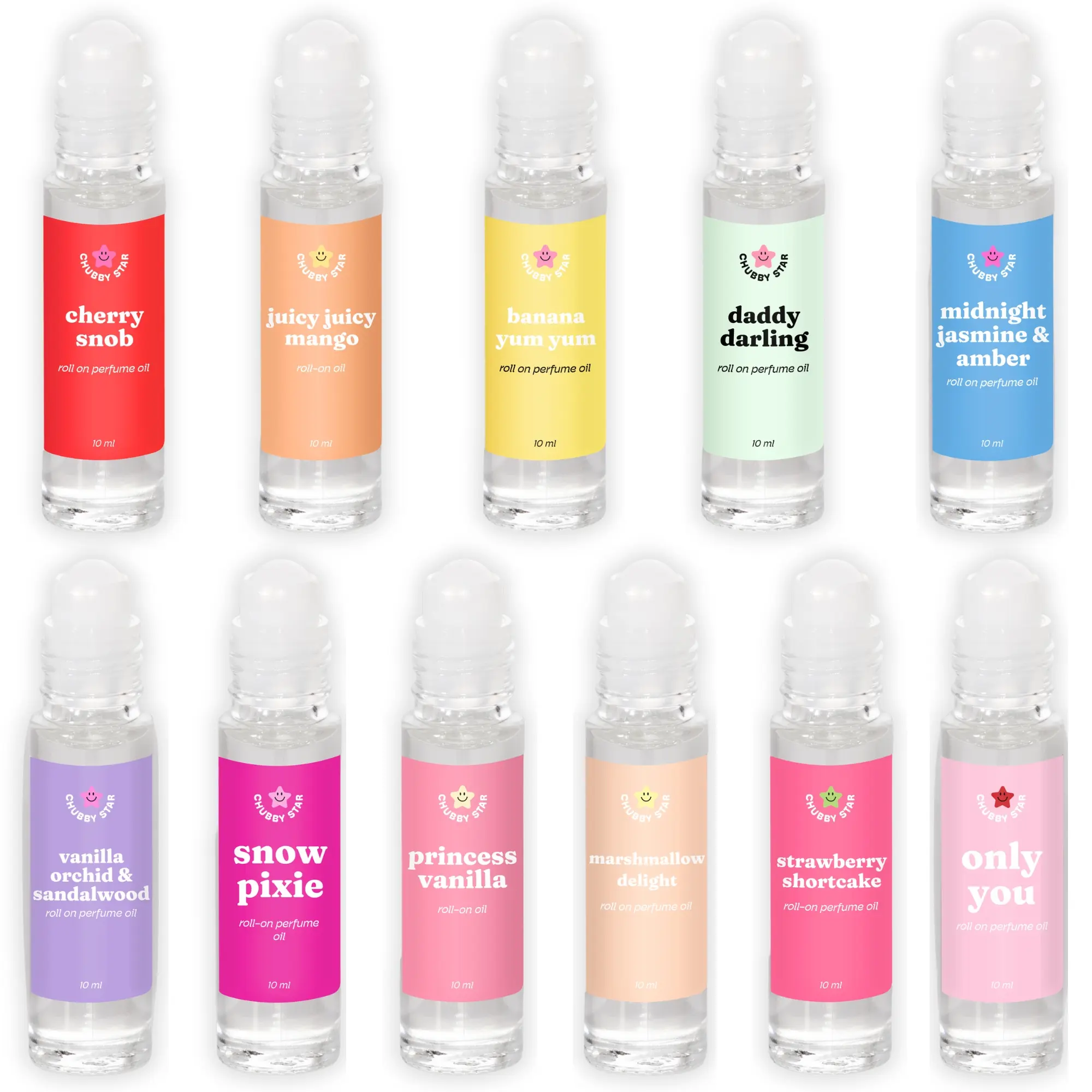 Roll On Oils - Choose Your Scent - Scented and Fragrant Rollerball Oil for Body Aroma Body Care