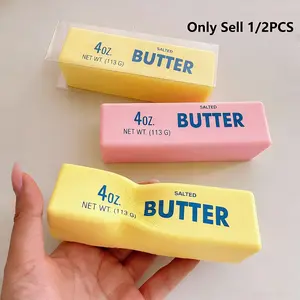 Slow Rising Dumpling Squishy Butter Squeeze Toys Pack Sensory Stress Relief Squishies Soft & Stretchy Fidget Toys for Anxiety Relief Party Favors (Dumpling Squishy Butter)