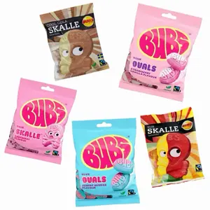 BUBS Sour Mini Ovals Forest Berries  Made in Sweden Blue Raspberry