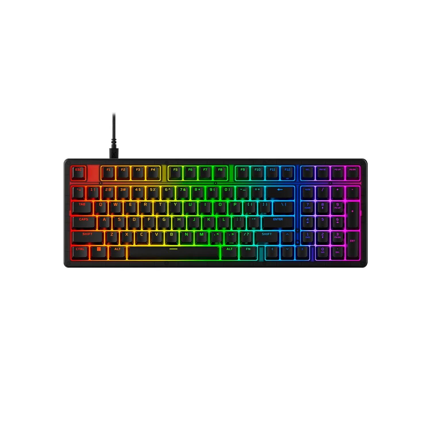 HyperX Origins 2 1800 Mechanical Gaming Keyboard - RGB Backlit, Linear Switch, Adjustable, Hot Swap Compatible, USB Cable Included, Switch Puller Included, High-Functionality, Gamer Stuff