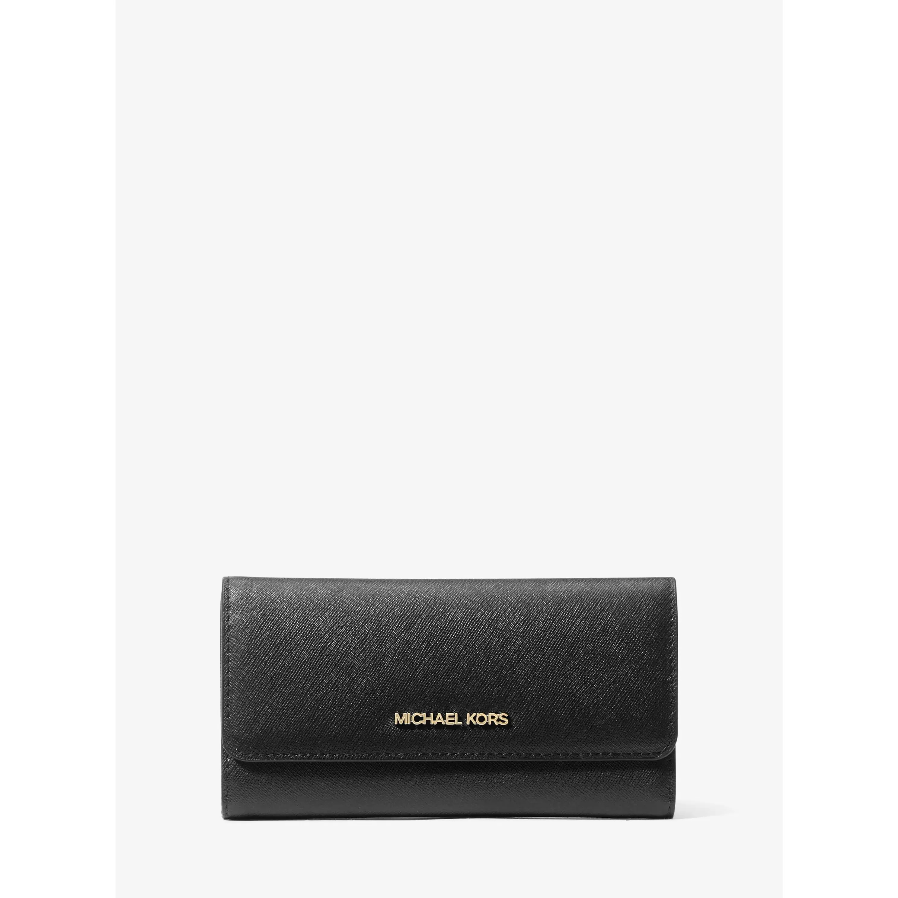Jet Set Travel Crossgrain Leather Tri-Fold Wallet