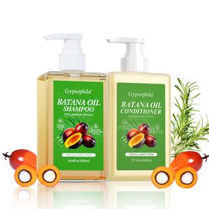 Gypsophila Batana Oil 2-Piece Haircare Set - Gentle Cleanser Shampoo & Conditioner Duo with Rosemary Extract, Daily Moisturizer to Hydrate, Repair & Smooth All Hair Types